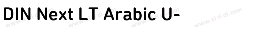 DIN Next LT Arabic U字体转换